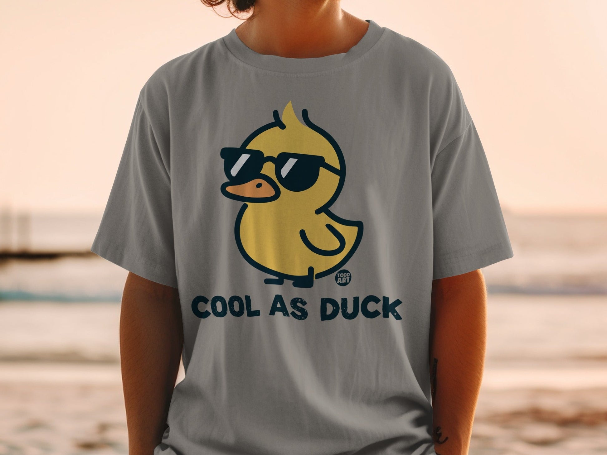 Cool As Duck Sunglasses Graphic T-Shirt