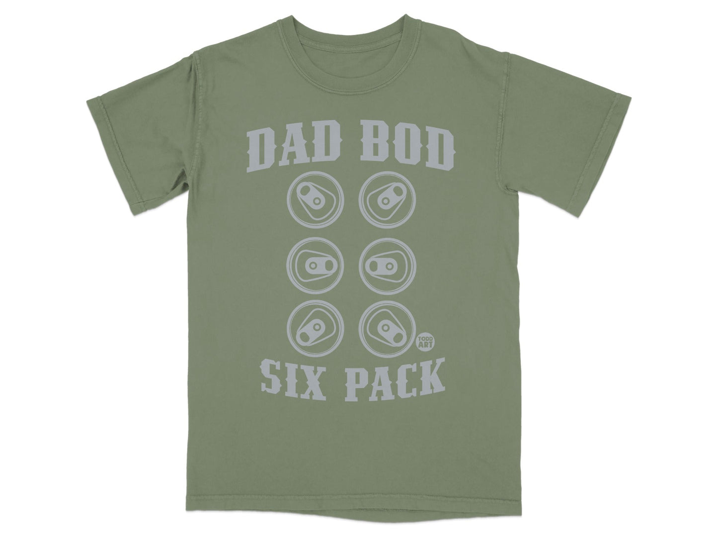 Dad Bod Six Pack Funny Graphic T-Shirt