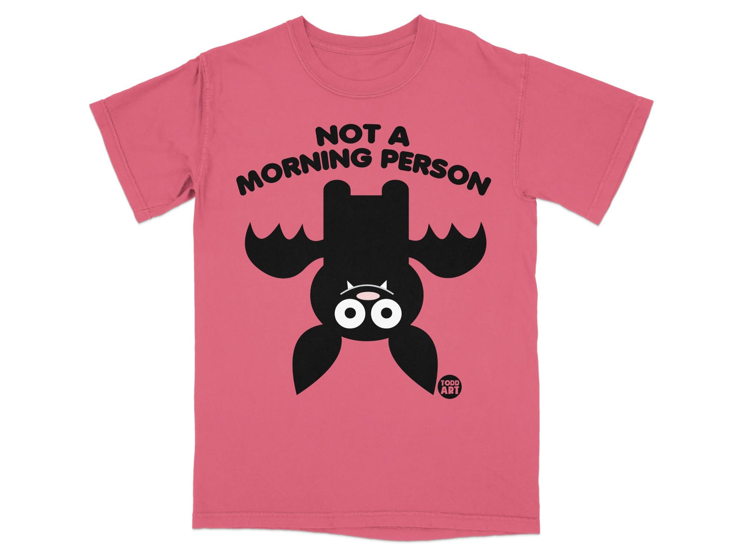 Not A Morning Person Funny Bat Graphic T-Shirt