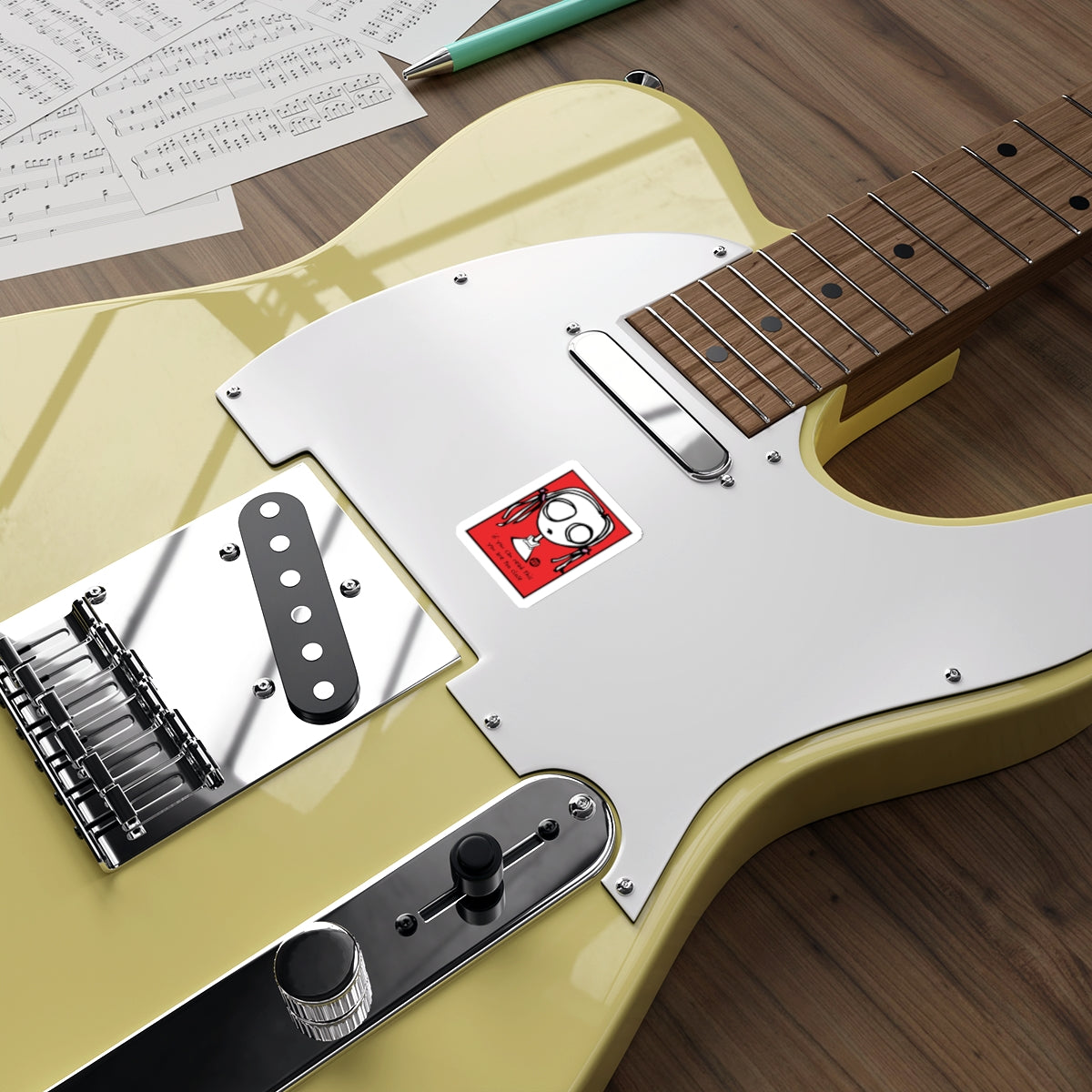 Classic Telecaster Style Electric Guitar Musical Instrument