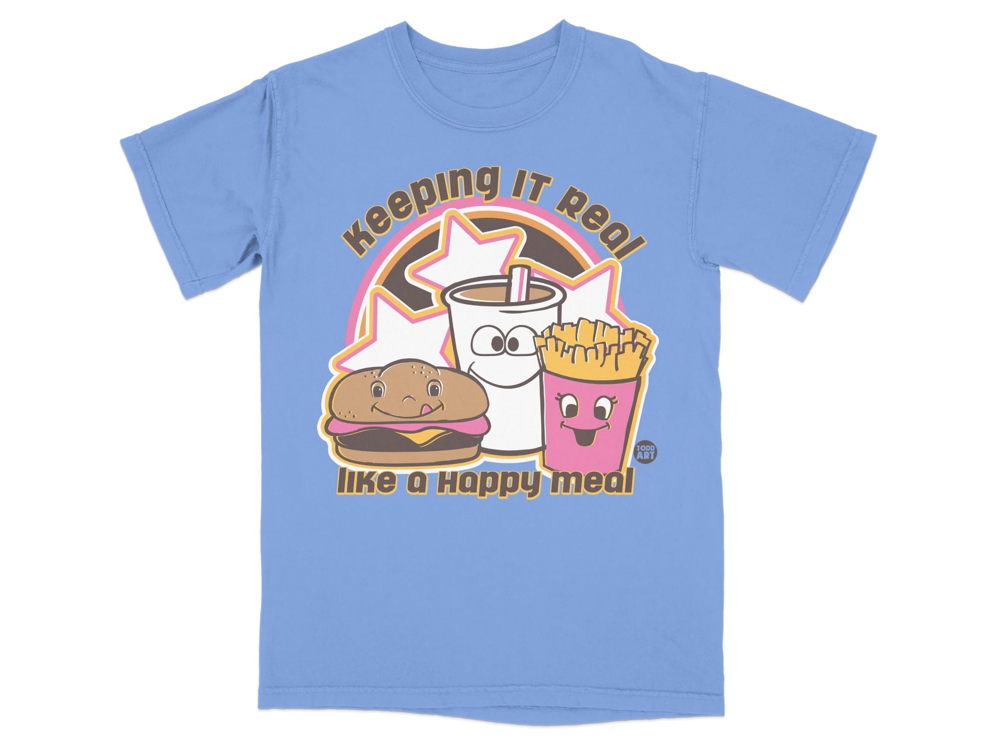 Keeping It Real Like a Happy Meal Graphic Tee