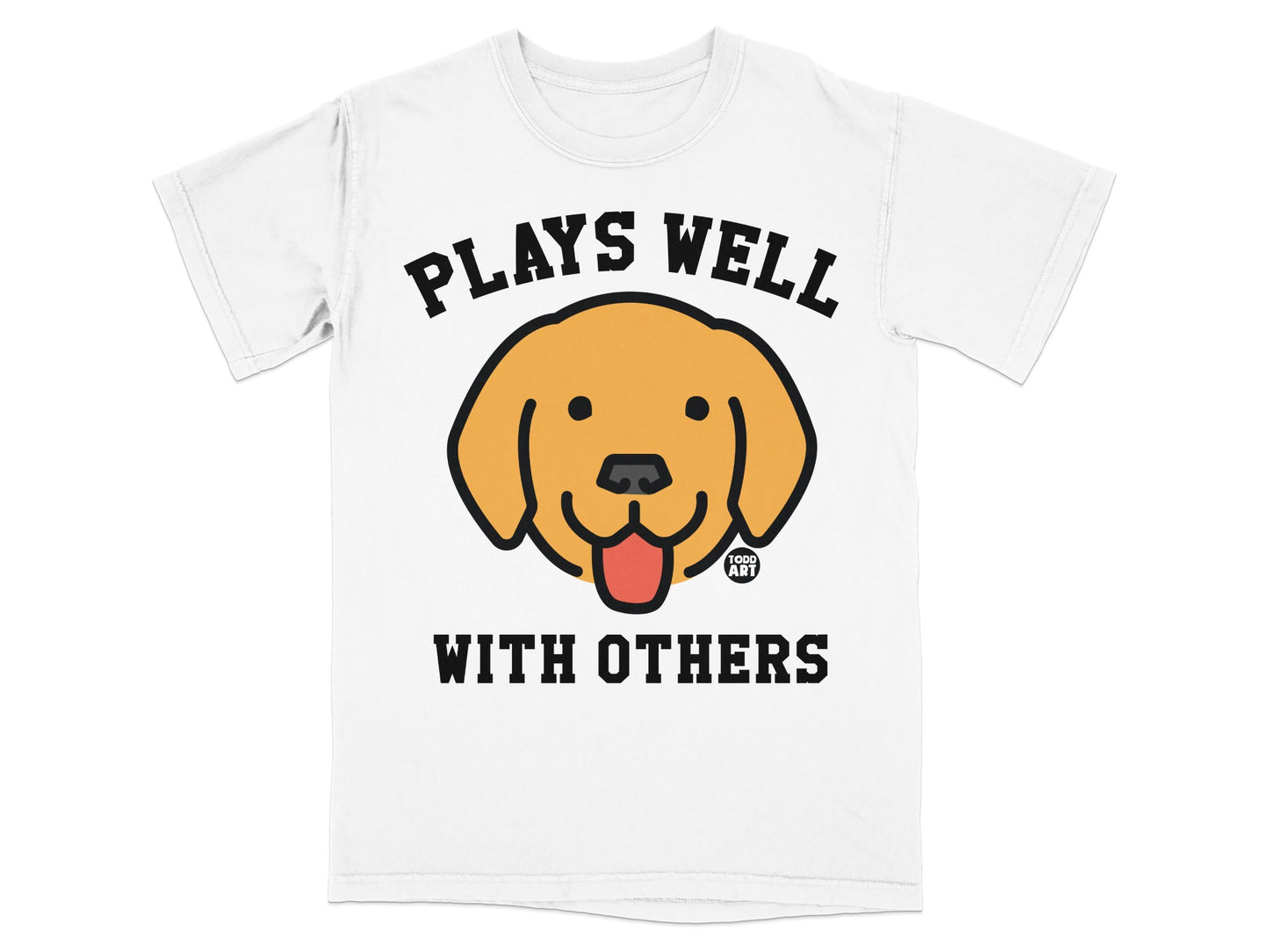 Plays Well With Others Dog Graphic T-Shirt Product