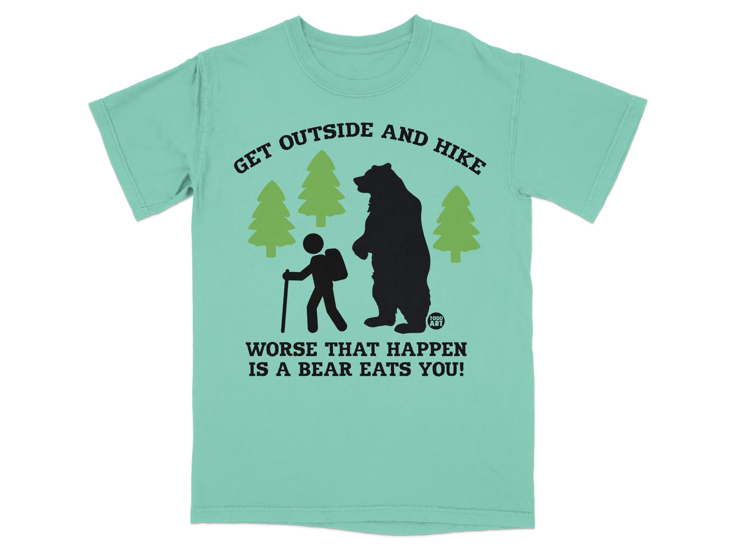 Get Outside and Hike Bear Eats You T-Shirt