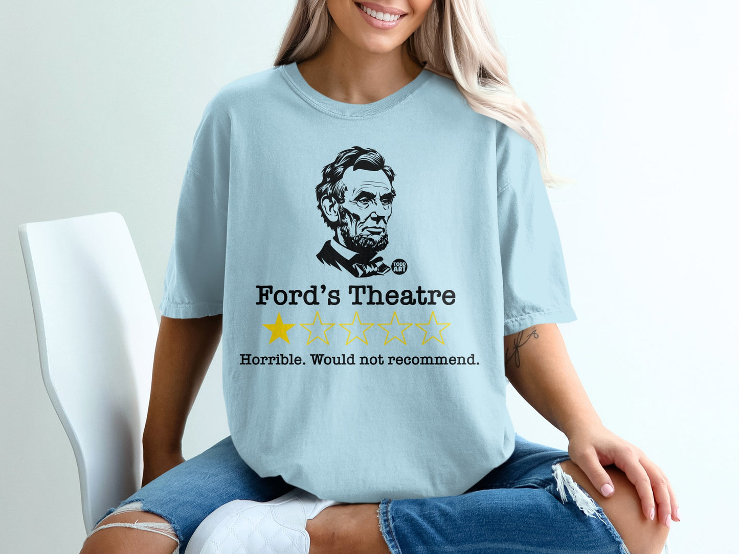 Ford's Theatre Horrible Review Lincoln Shirt product type
