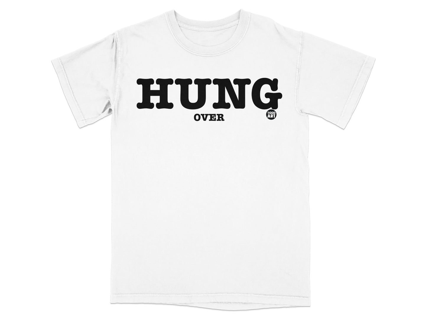 Hung Over Graphic Tee Black and White T-Shirt