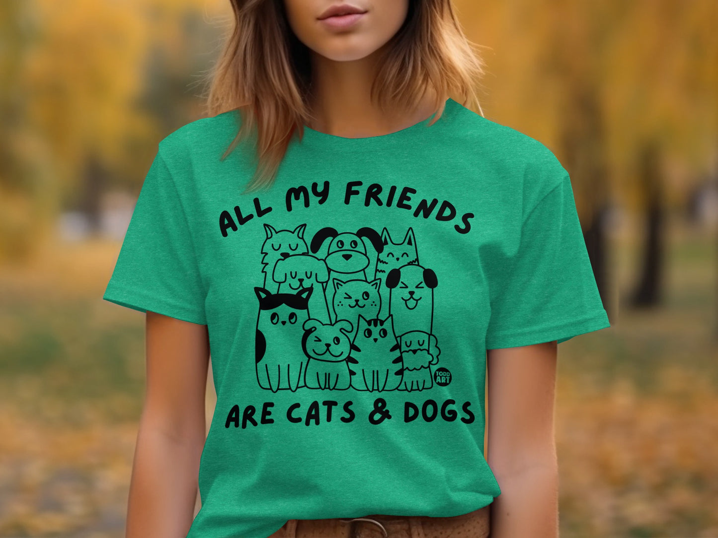 All My Friends Are Cats and Dogs Graphic Tee