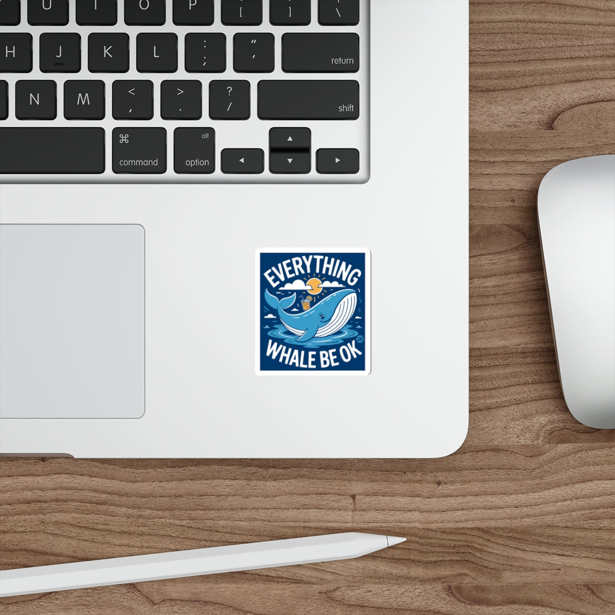 Everything Whale Be Ok Blue Whale Positive Quote 