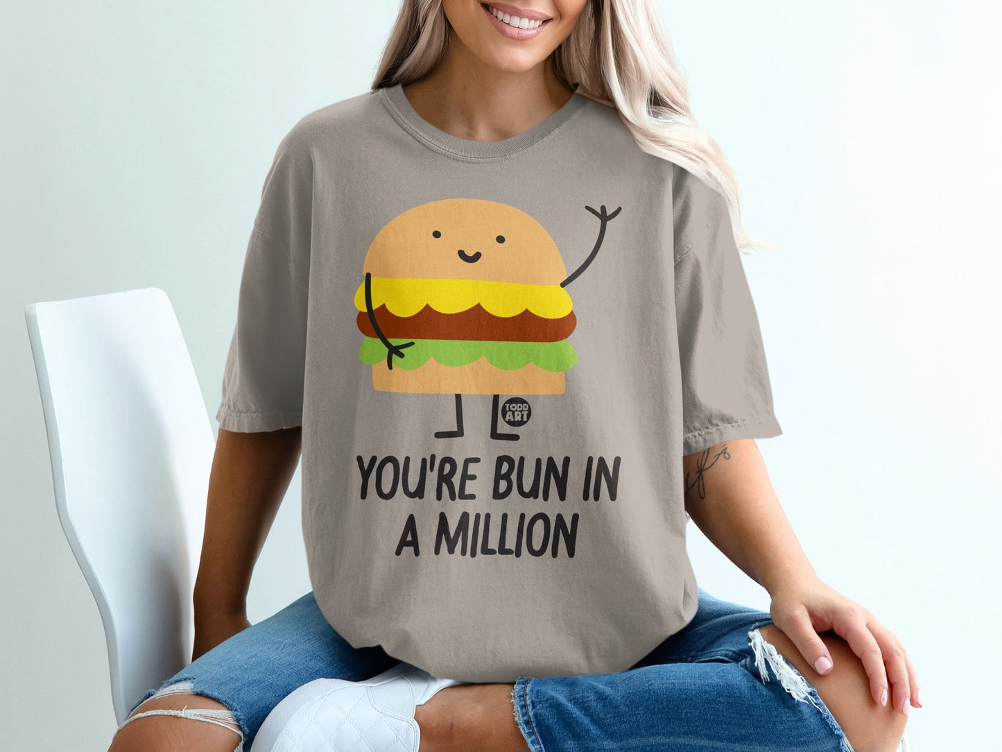 You're Bun in a Million Hamburger Graphic T-Shirt