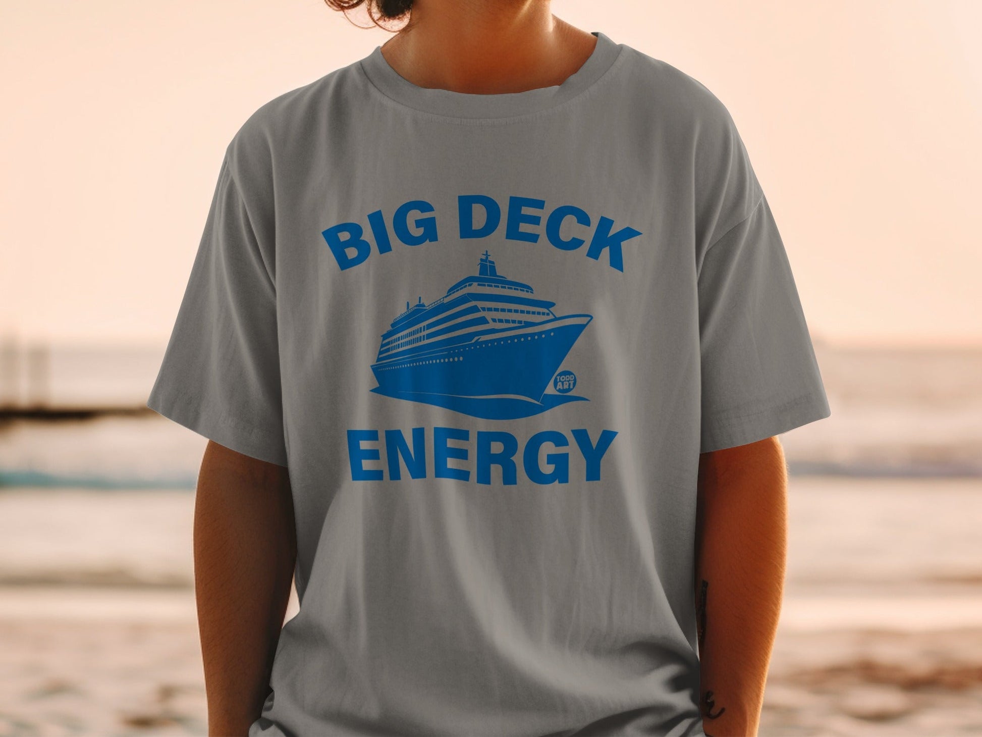Big Deck Energy Shirt for Cruise Enthusiasts T-shirt
