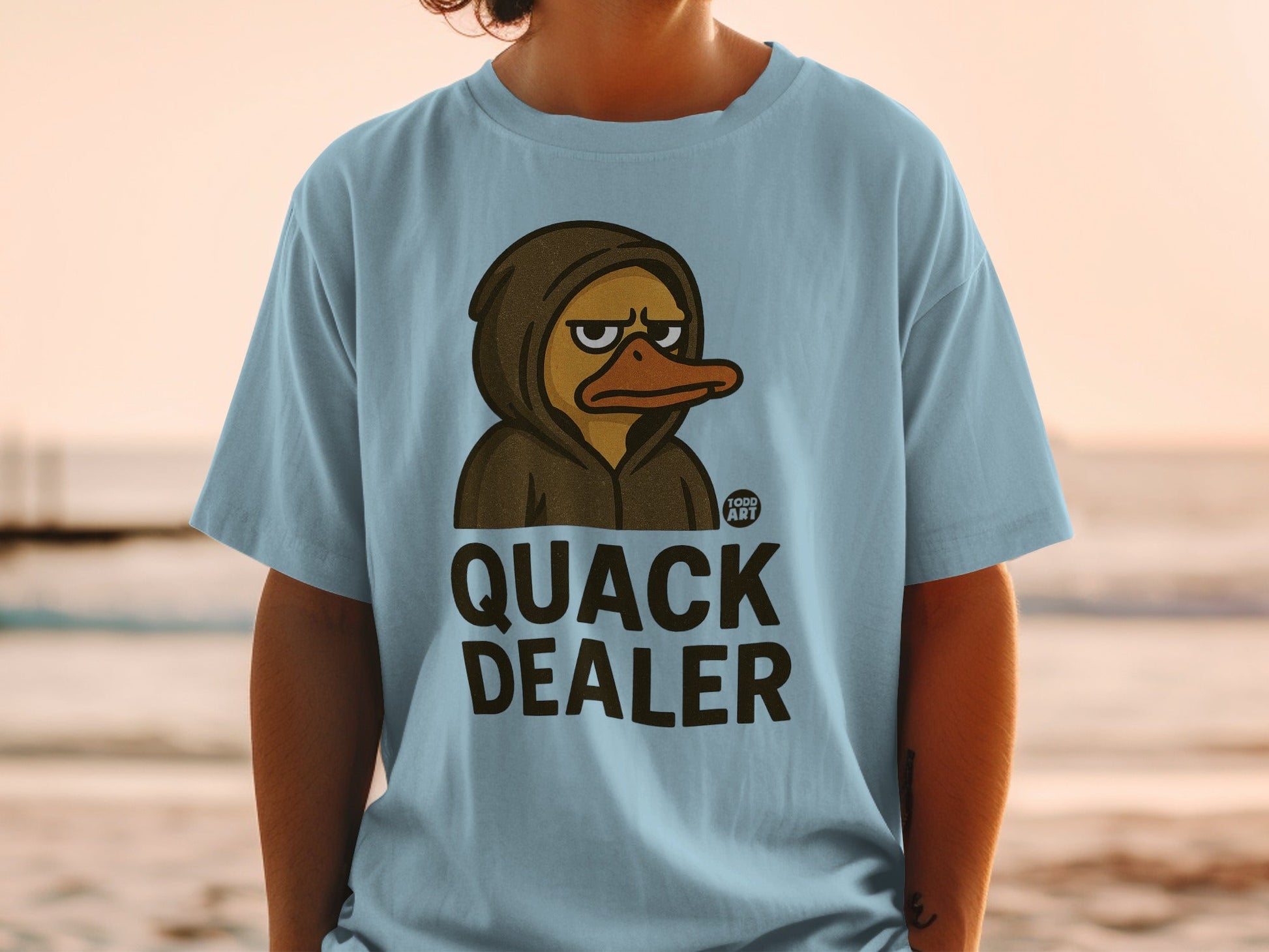 Quack Dealer Hoodie Duck Funny Graphic Tee Shirt