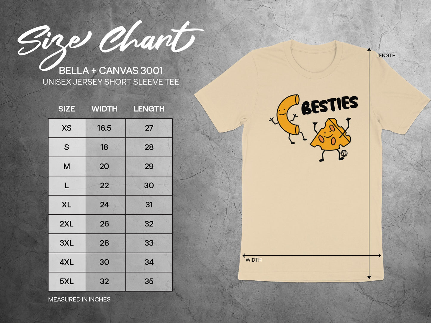 Besties Graphic Unisex Jersey Short Sleeve Tee product