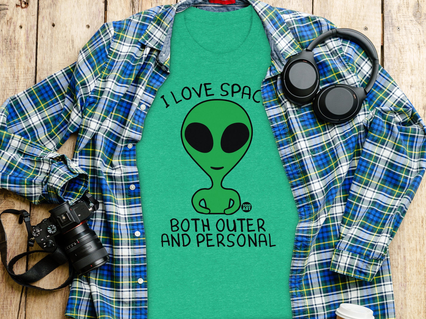 I Love Space Both Outer and Personal Alien Shirt