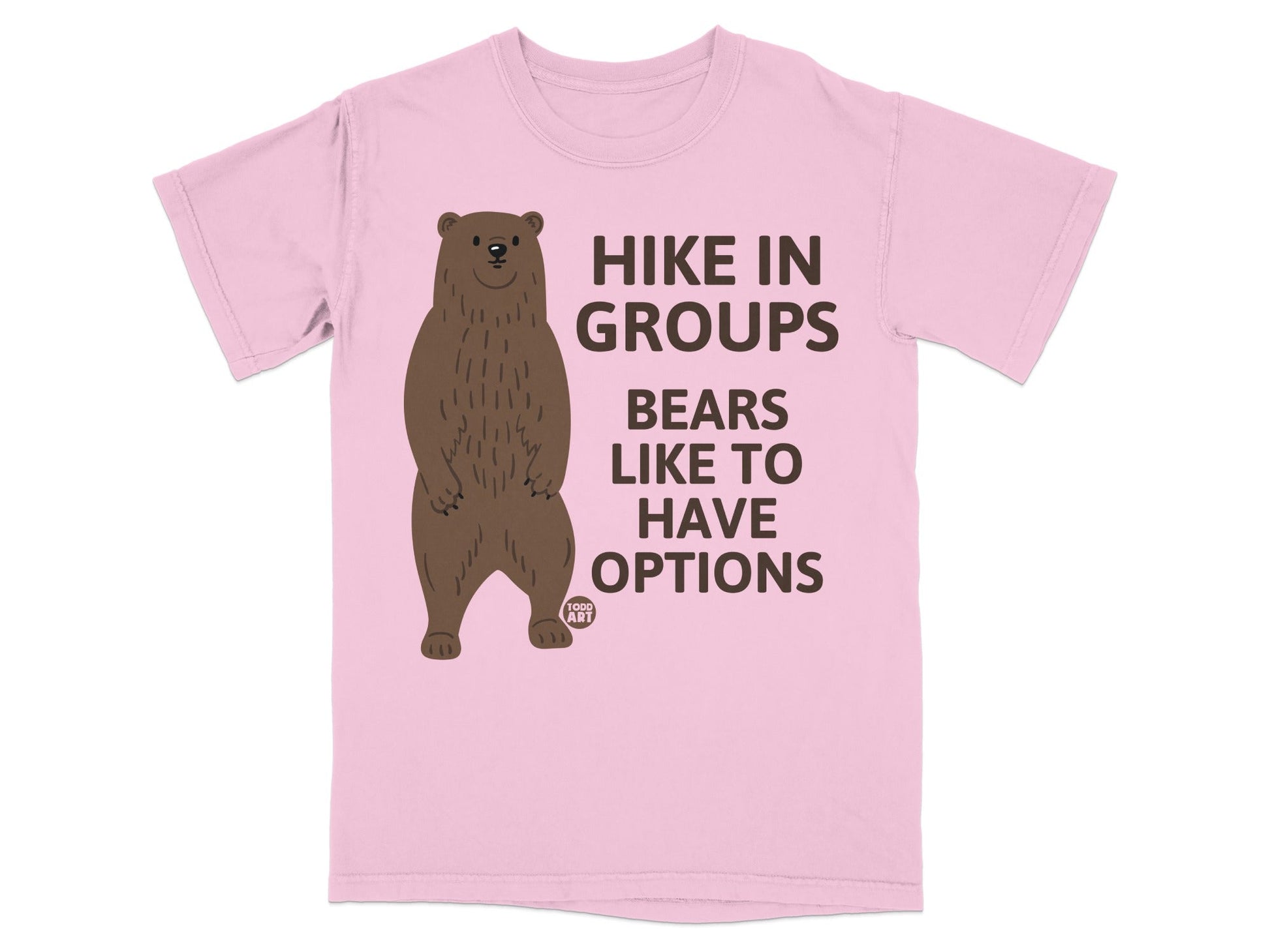 Hike in Groups Bears Like to Have Options T-shirt