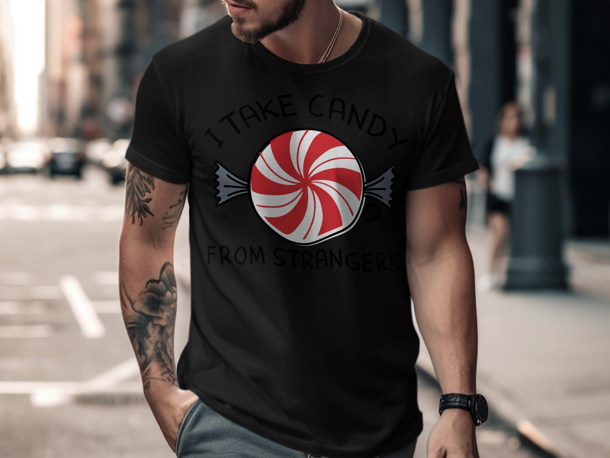 I Take Candy From Strangers Halloween T-shirt