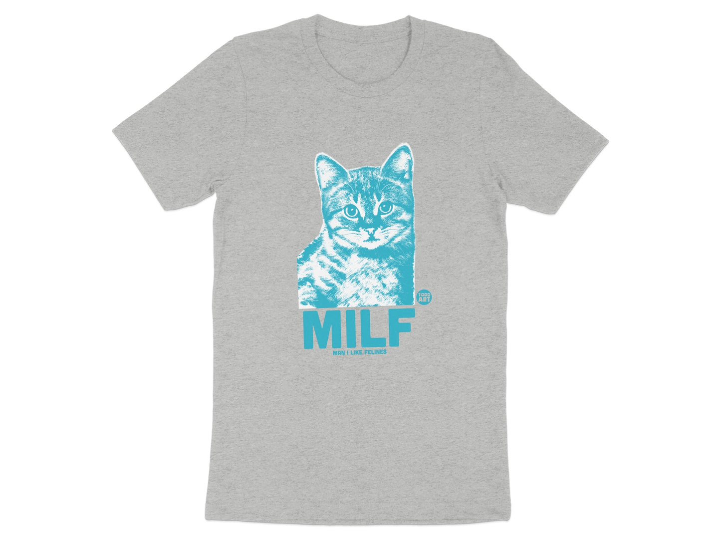 Man I Like Felines Cat Design Graphic T-Shirt