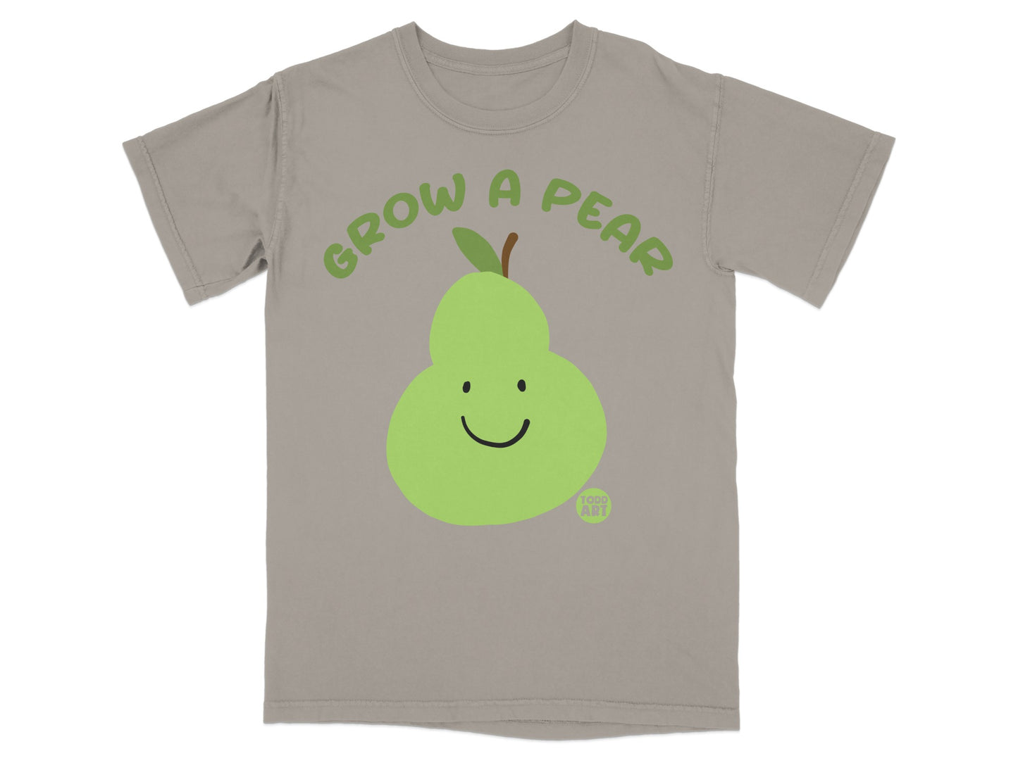 Grow A Pear Smiling Fruit Funny Graphic T-Shirt product type