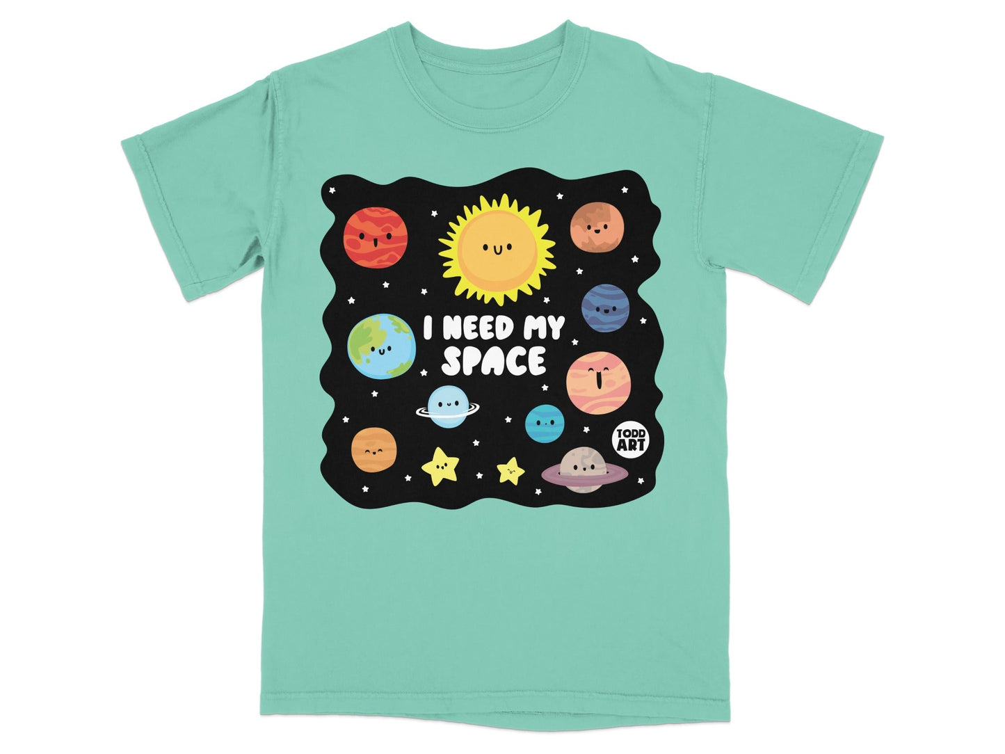 I Need My Space Cute Solar System T-Shirt