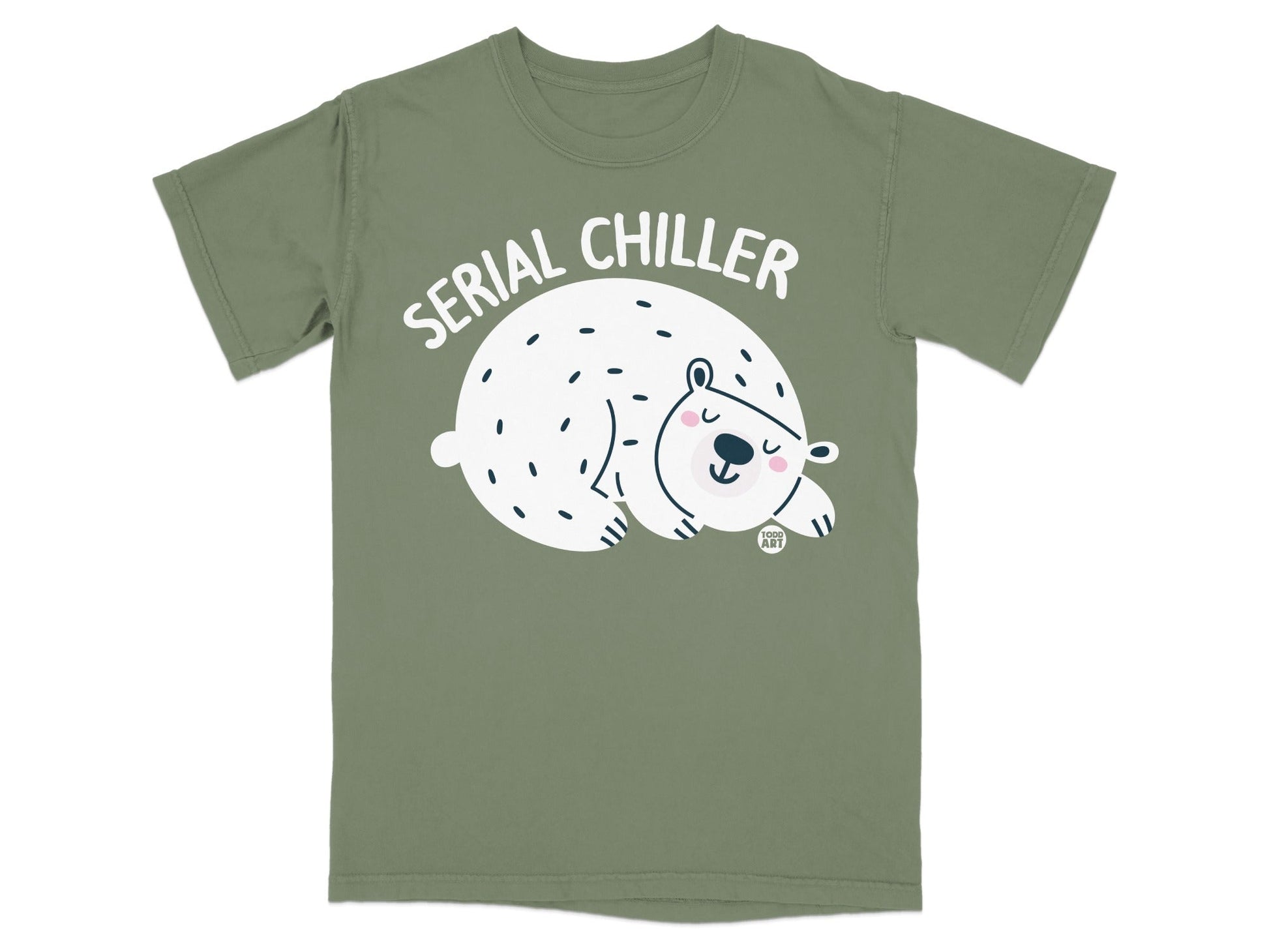 Serial Chiller Cute Bear Graphic T-Shirt