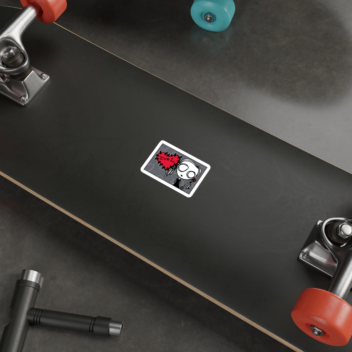 Unique Skateboard with Custom Artistic Design for Sale