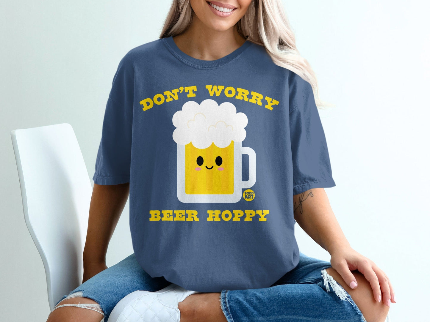 Don't Worry Beer Hoppy Graphic T-Shirt