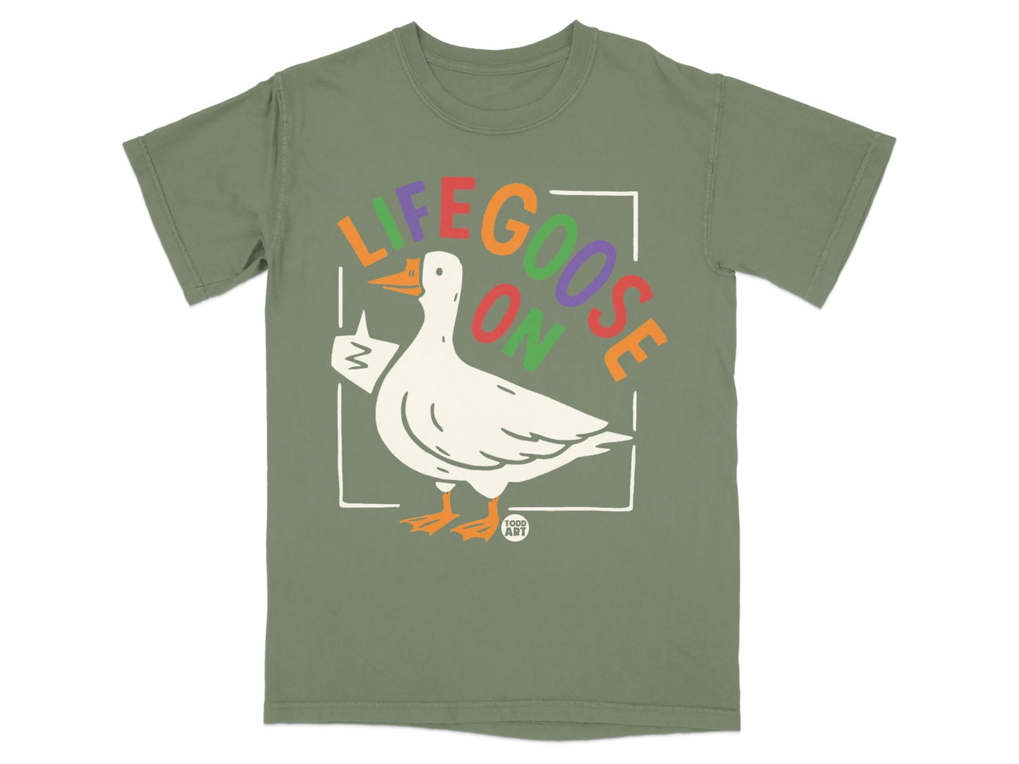 Lifegoose On Colorful Graphic T-Shirt