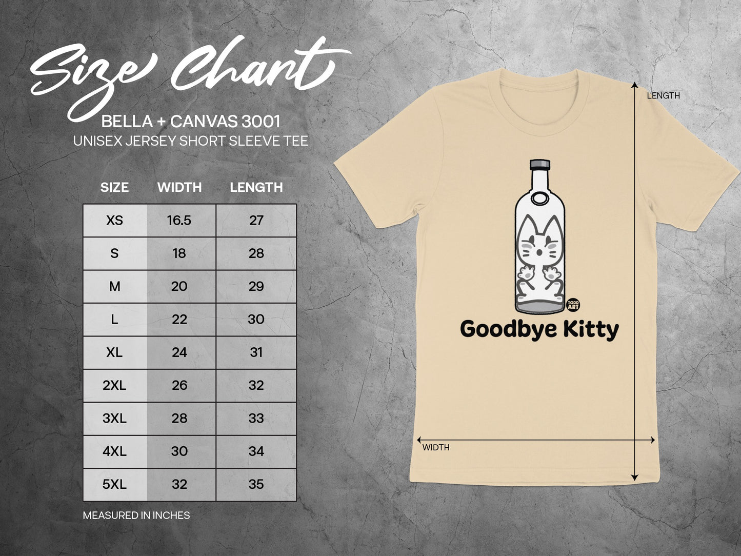Goodbye Kitty in a Bottle T-Shirts