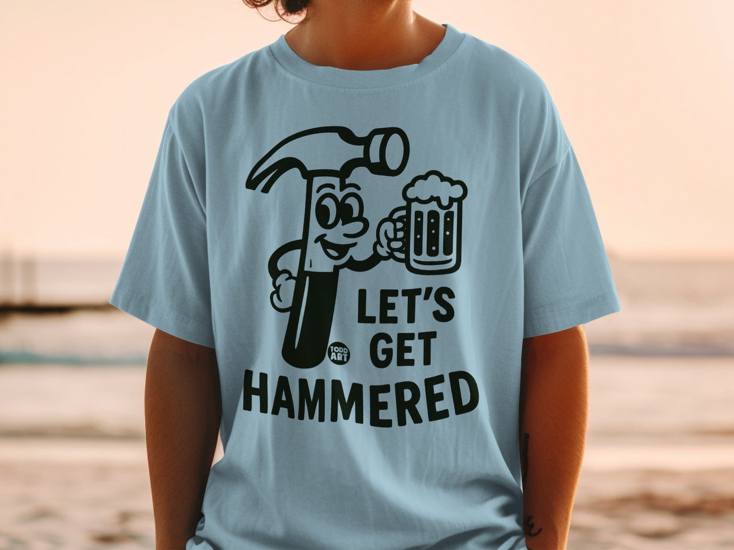 Let's Get Hammered Graphic T-Shirt for Fun Adventures