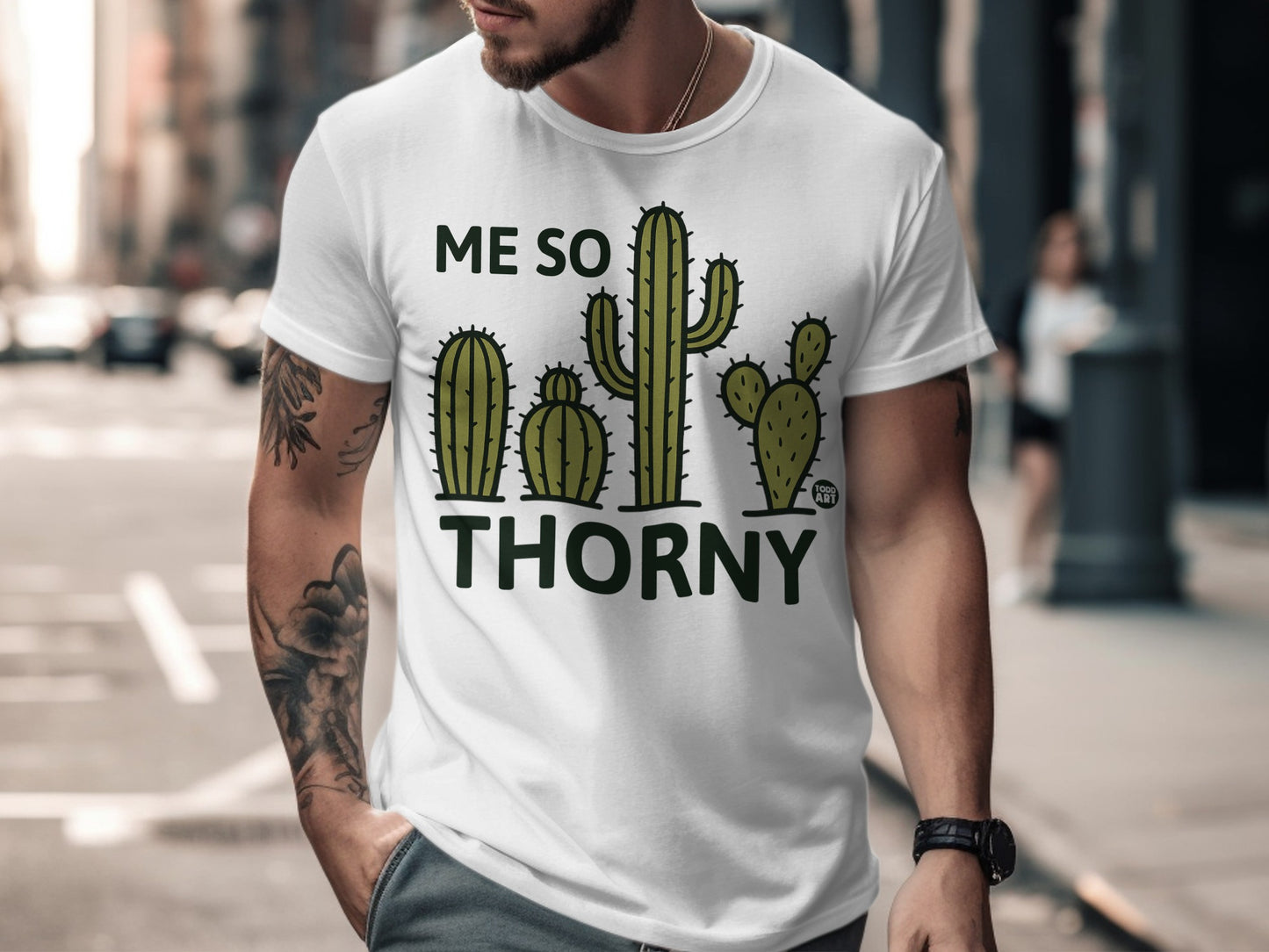Me So Thorny Cactus Design Shirt for Fun Apparel
