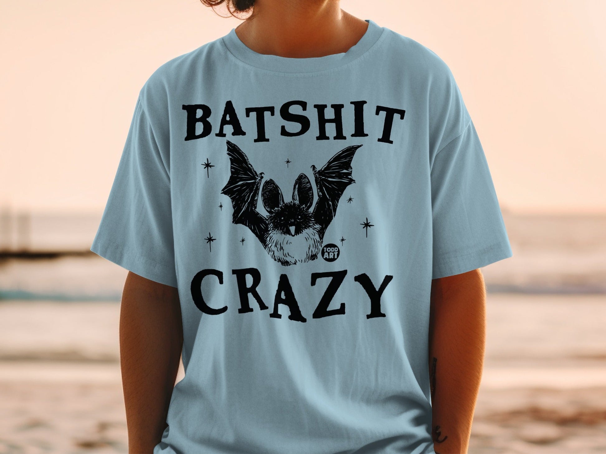Unique Batshit Crazy Design Shirt for Funny Apparel