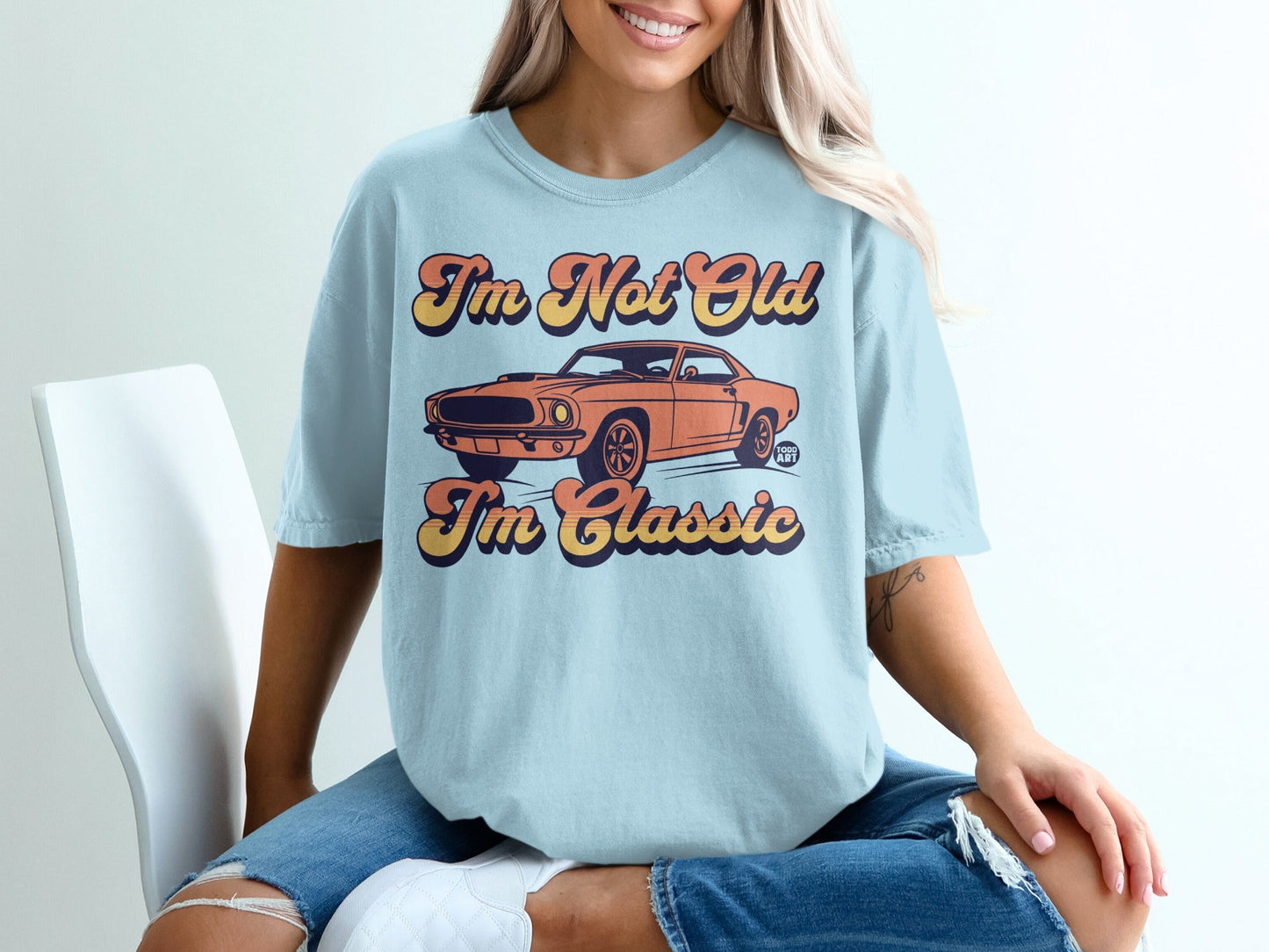 I'm Not Old I'm Classic Vintage Car Design T-Shirt