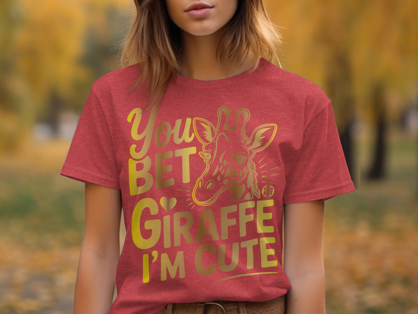 You Bet Giraffe I'm Cute T-Shirt Elevated Style