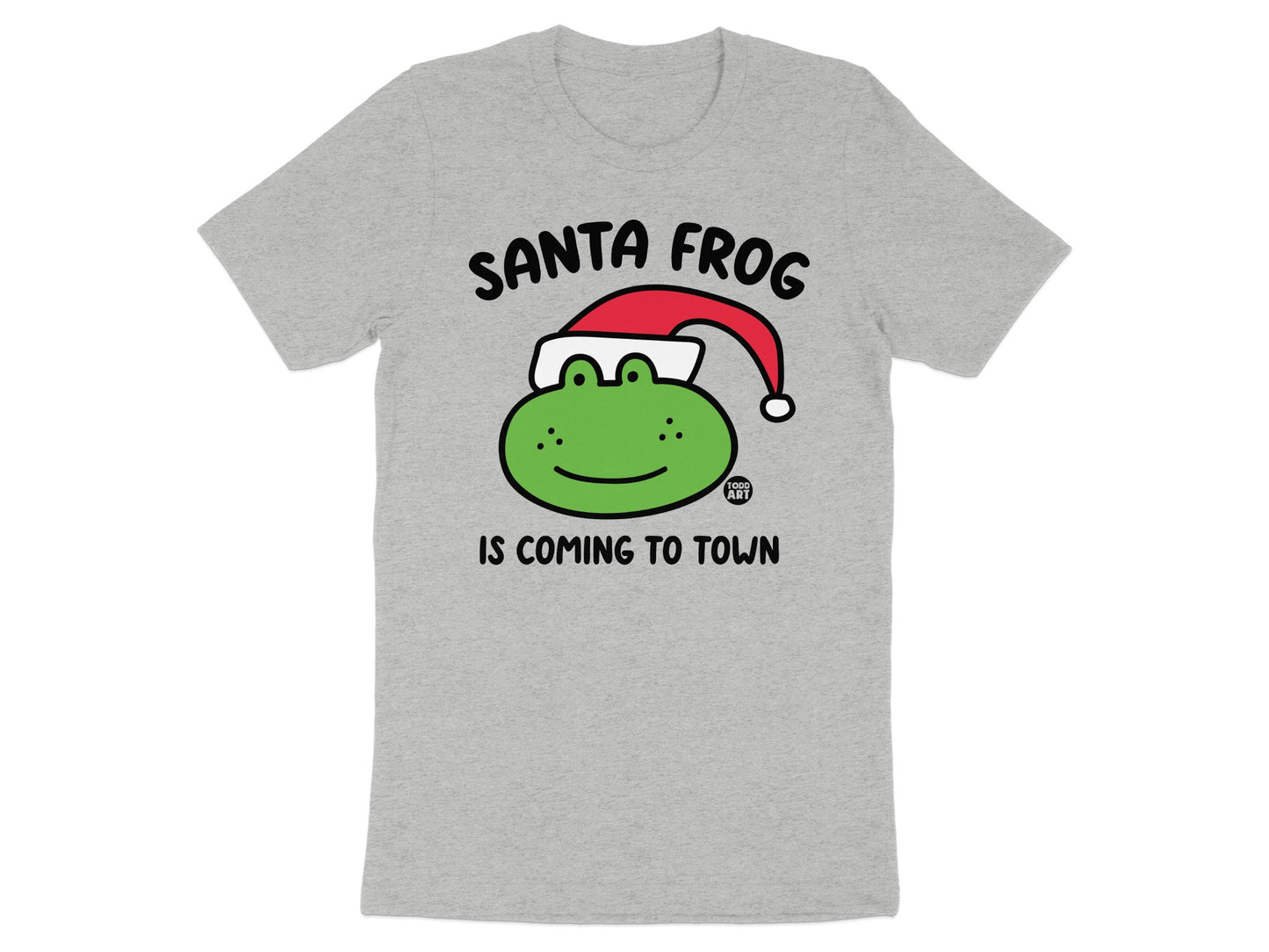 Santa Frog Is Coming to Town T-shirt