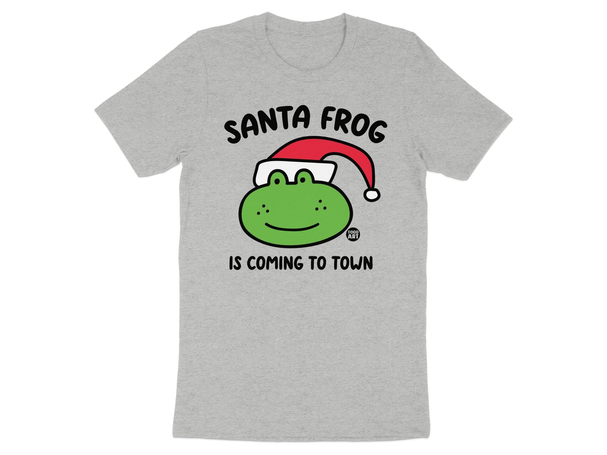 Santa Frog Is Coming to Town T-shirt