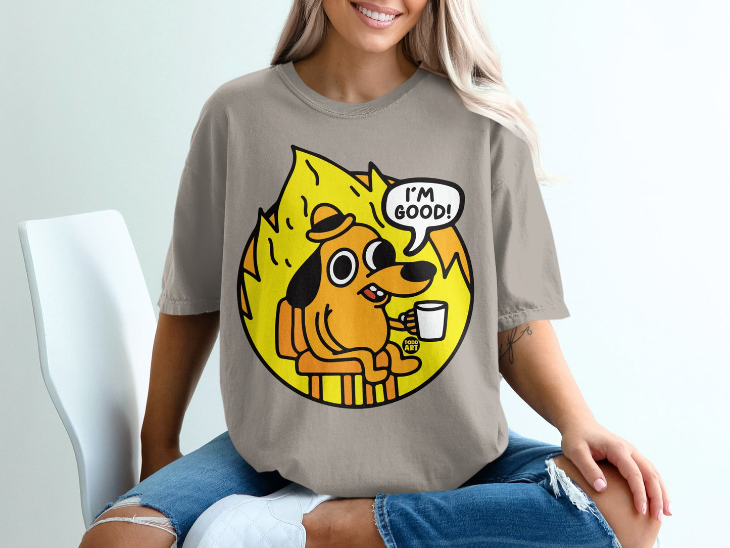I'm Good Dog Graphic Tee Shirt for Casual Style