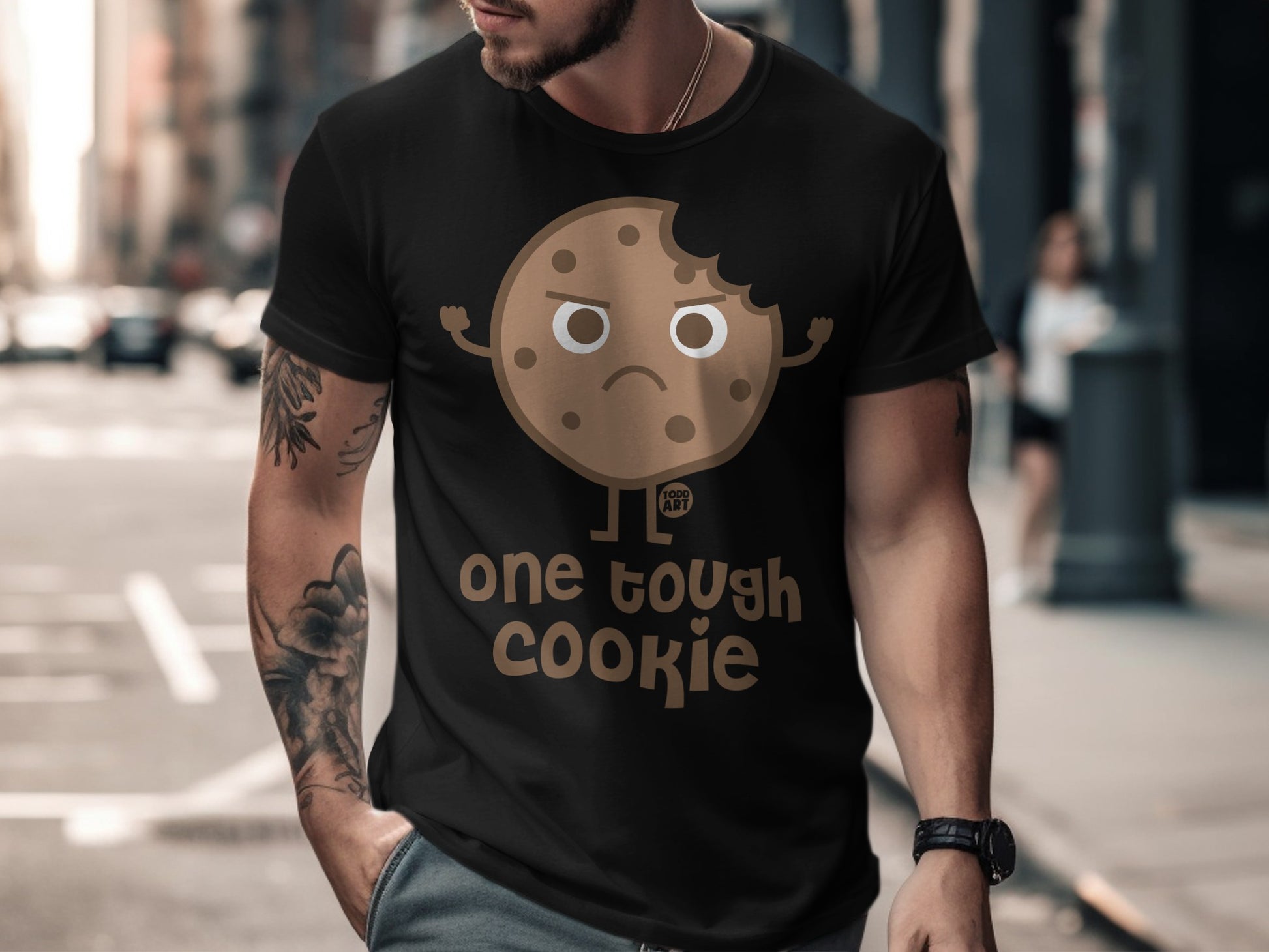 One Tough Cookie Graphic T-Shirt for Men