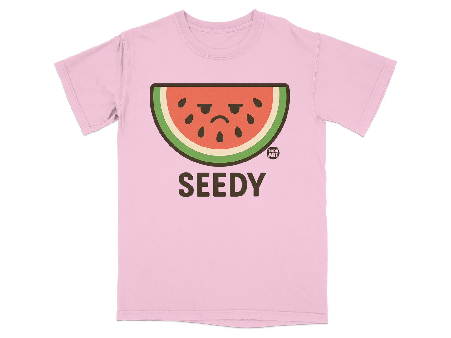 Pink Sad Watermelon Seedy Todd Art t-shirt product type
