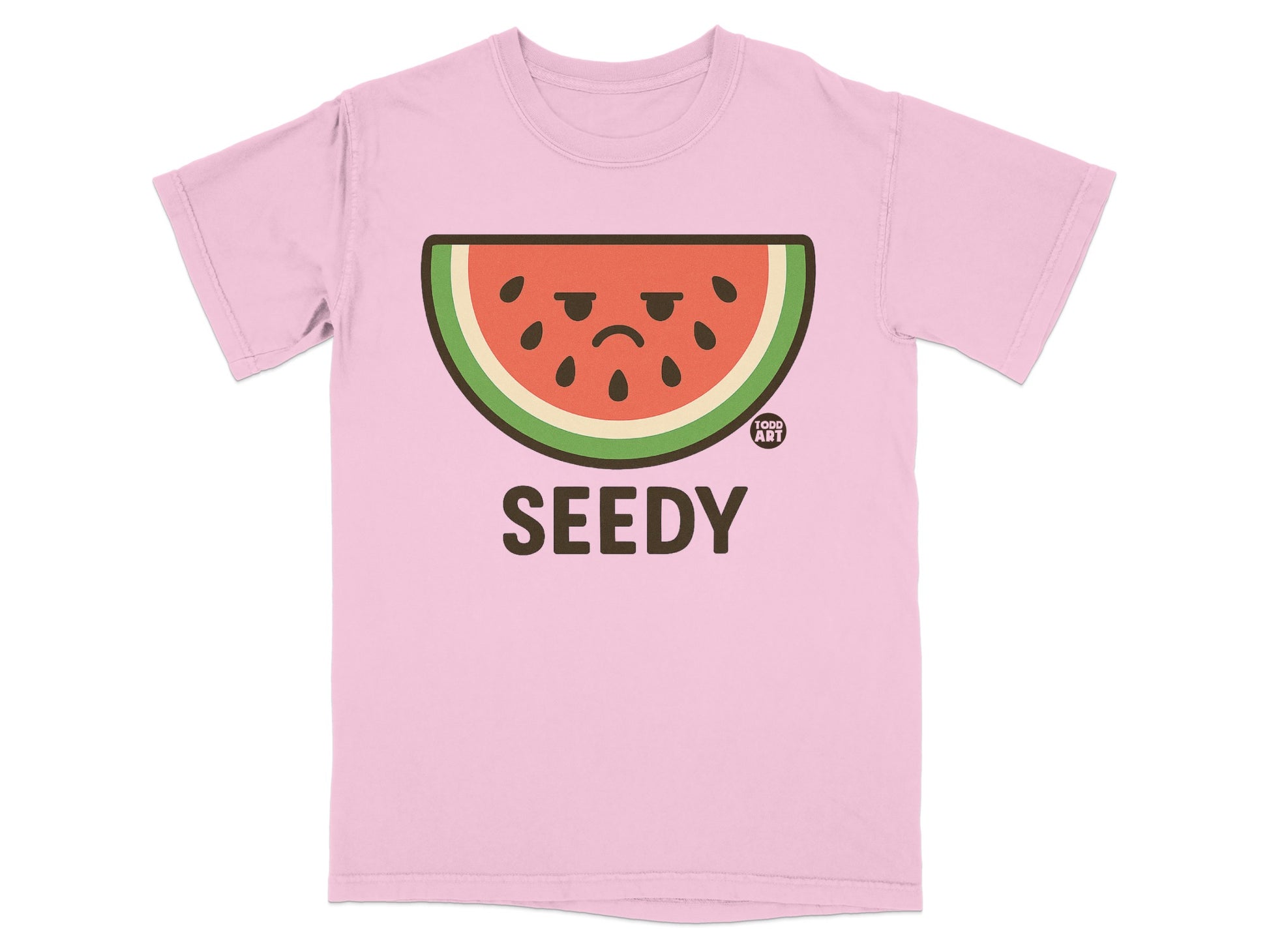 Pink Sad Watermelon Seedy Todd Art t-shirt product type