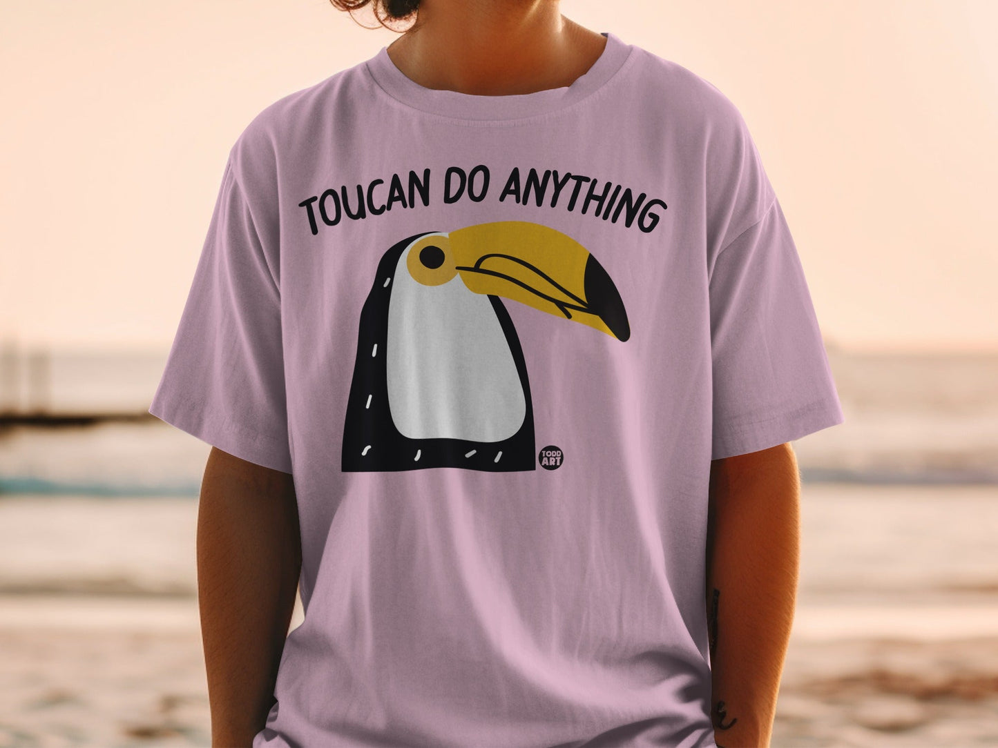 Toucan Do Anything Graphic T-Shirt Fun Casual Wear