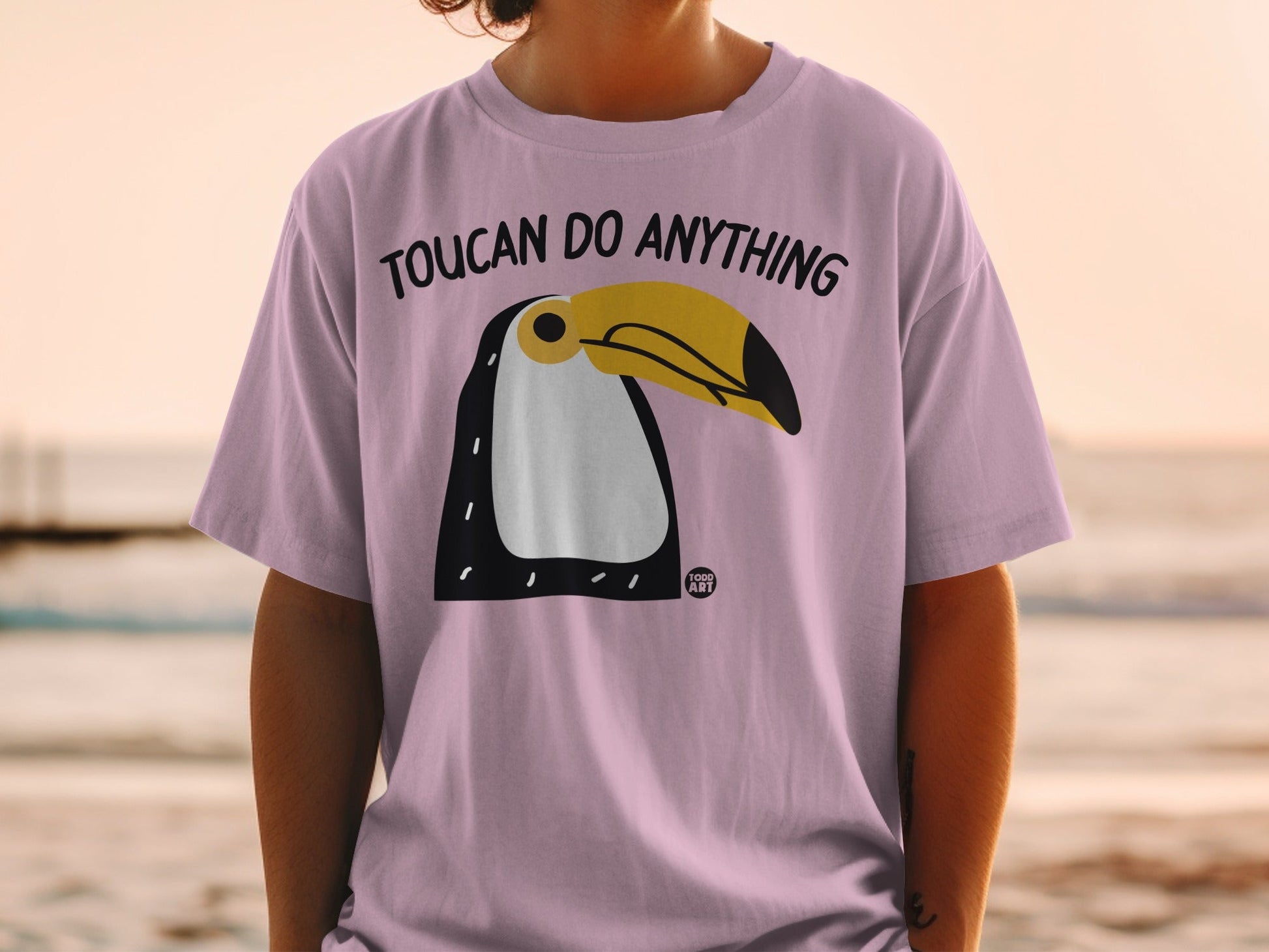 Toucan Do Anything Graphic T-Shirt Fun Casual Wear