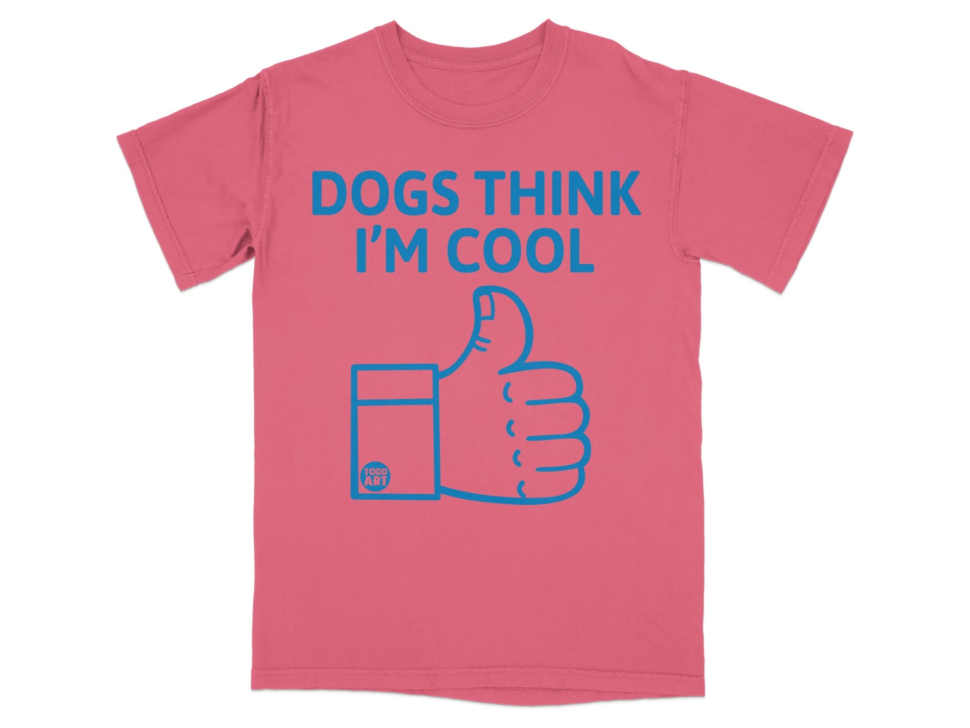Dogs Think I'm Cool Thumbs Up Graphic T-Shirt