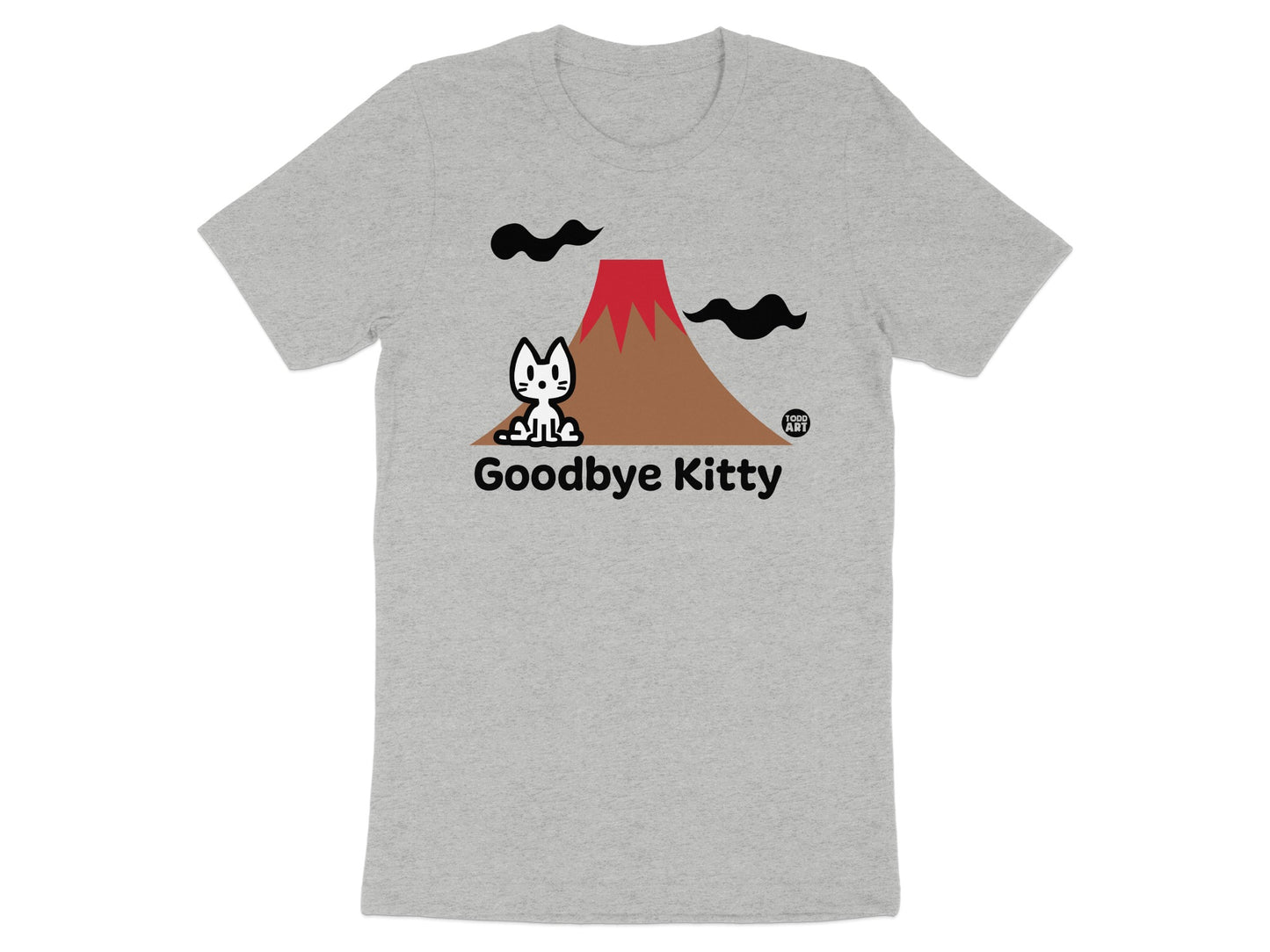 Goodbye Kitty Mountain Graphic T-Shirt