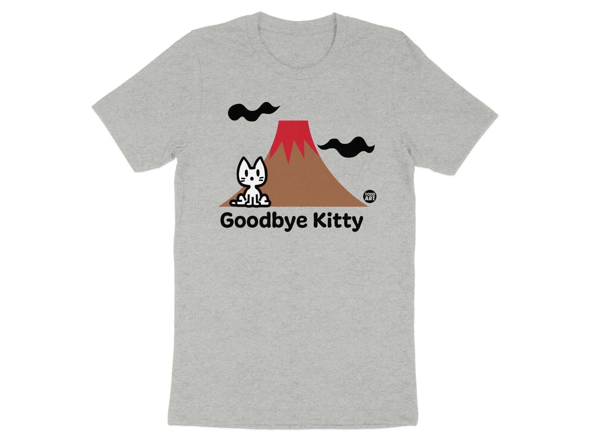 Goodbye Kitty Mountain Graphic T-Shirt