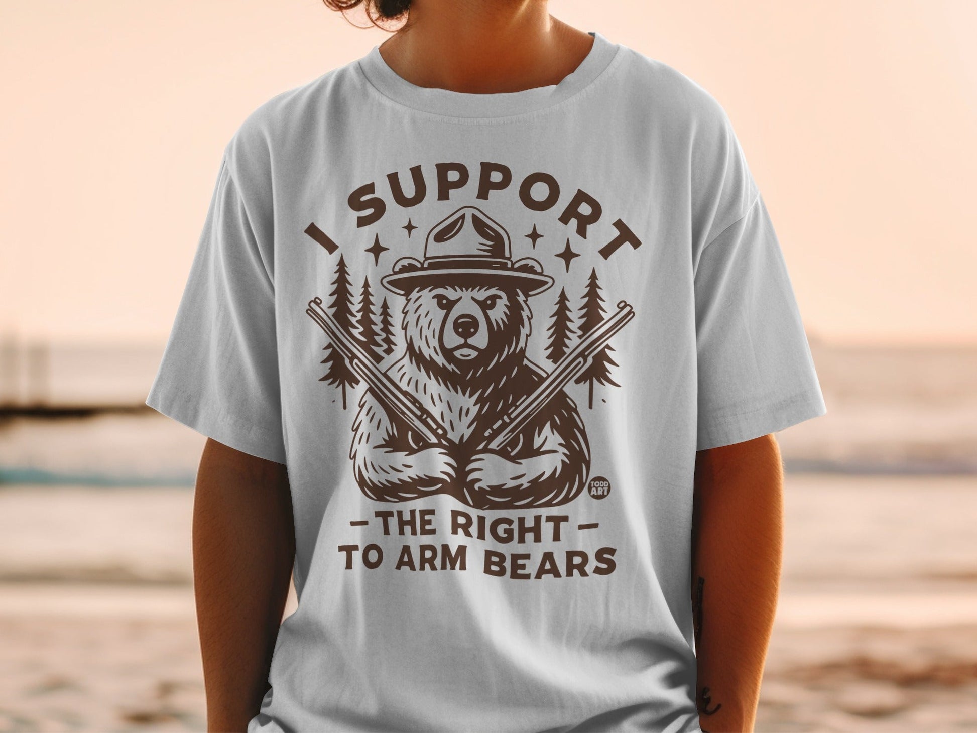 I Support The Right To Arm Bears Graphic T-Shirt