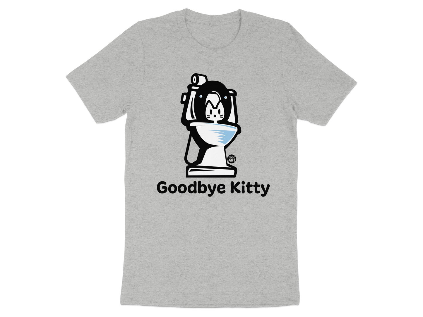 Goodbye Kitty Graphic T-Shirt Unique Design