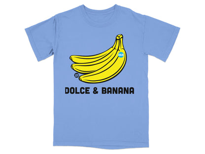 Blue Dolce & Banana yellow bananas graphic T-shirt product type