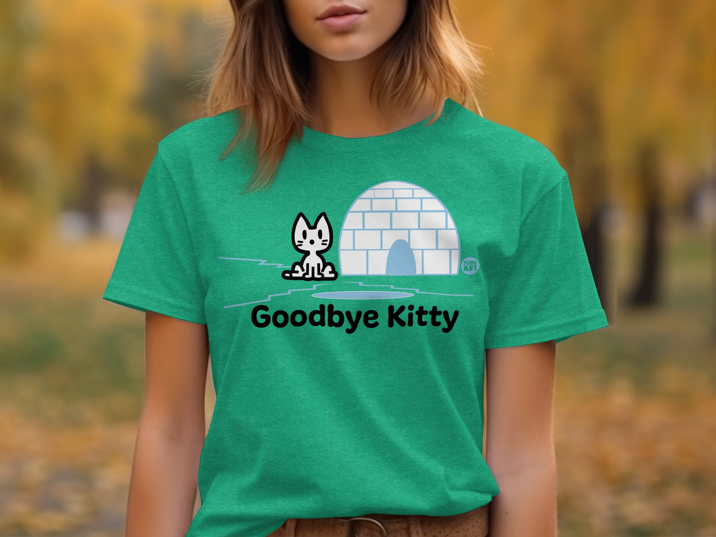 Goodbye Kitty Graphic T-Shirt for Cat Lovers