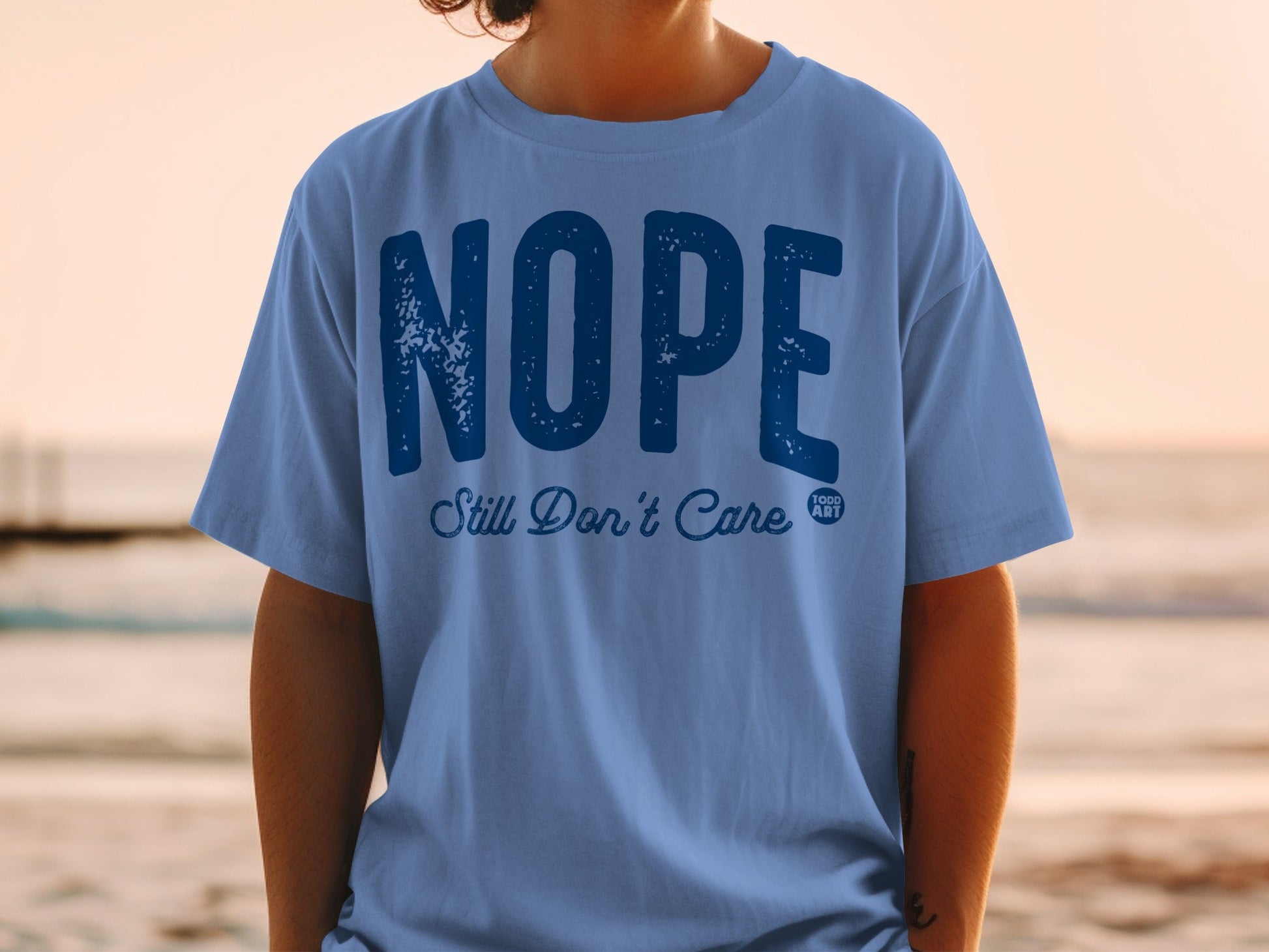 NOPE Still Don't Care Graphic Tee Shirt