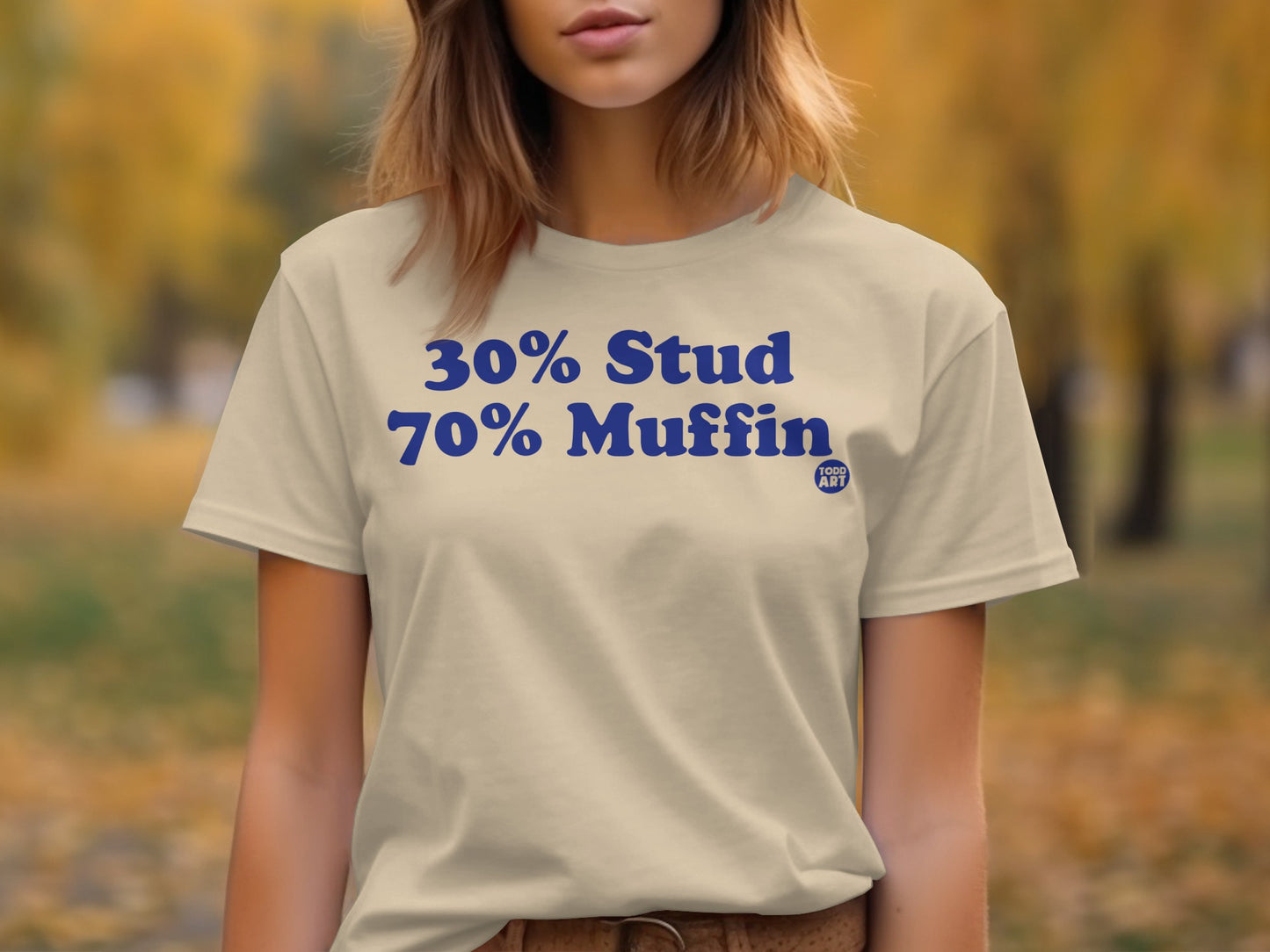 30% Stud 70% Muffin Todd Art short sleeve product