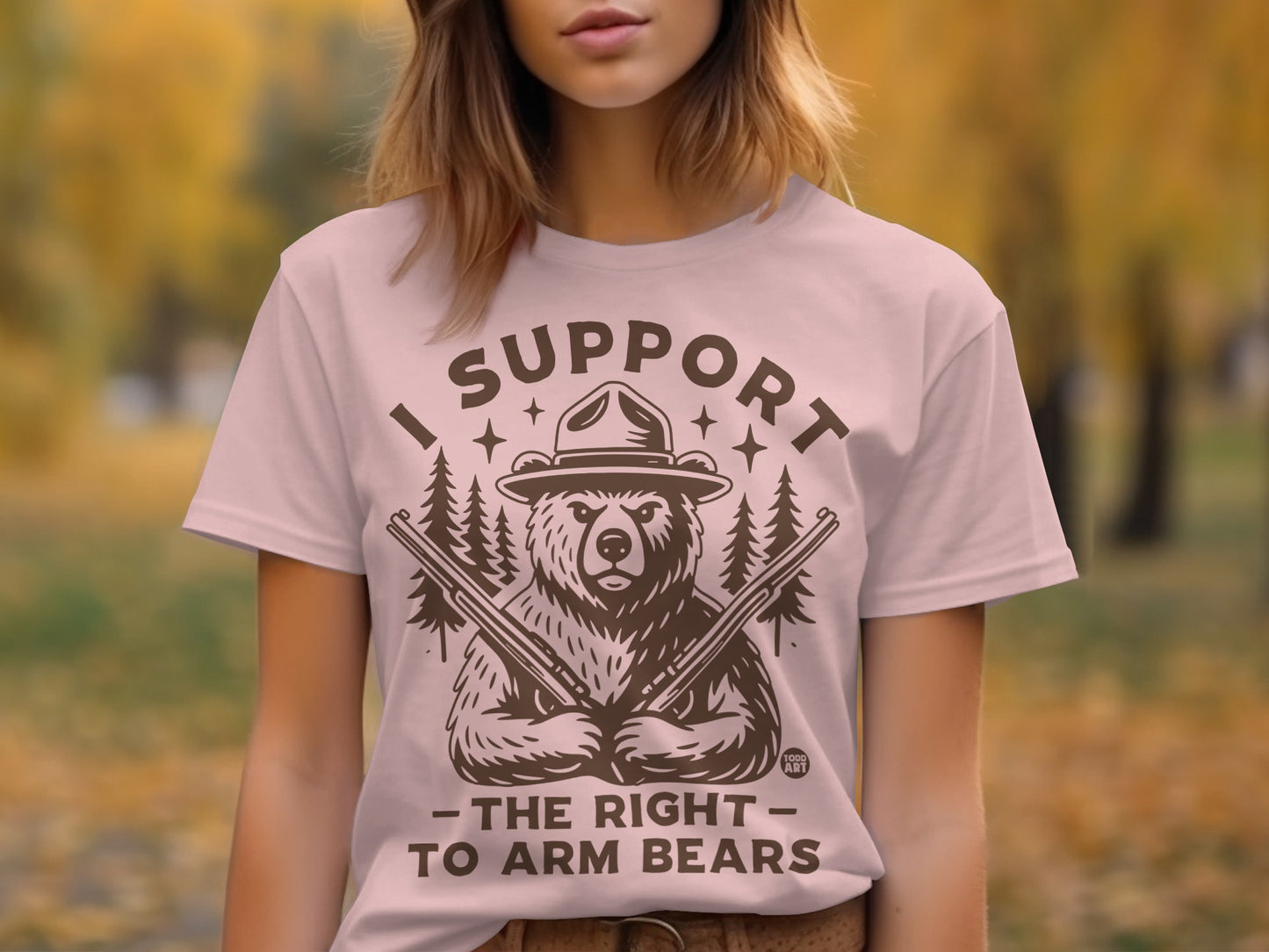 I Support the Right to Arm Bears Graphic Tee