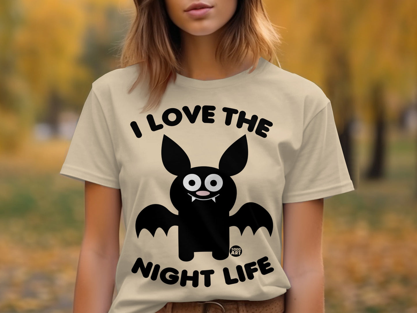 I Love The Night Life Funny Halloween T-Shirt